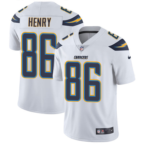 2019 Men Los Angeles Chargers #86 Henry white Nike Vapor Untouchable Limited NFL Jersey